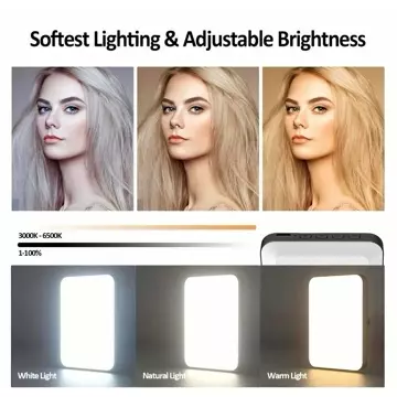 NIUMO Lampu Selfie LED Ring Light Mini Kecantikan Portabel Clip On