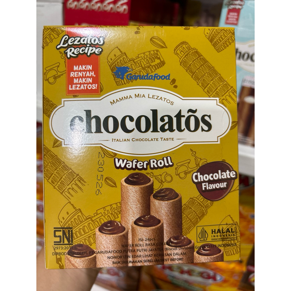 Jual chocolatos roll 1box isi 24pcs (grosir) | Shopee Indonesia