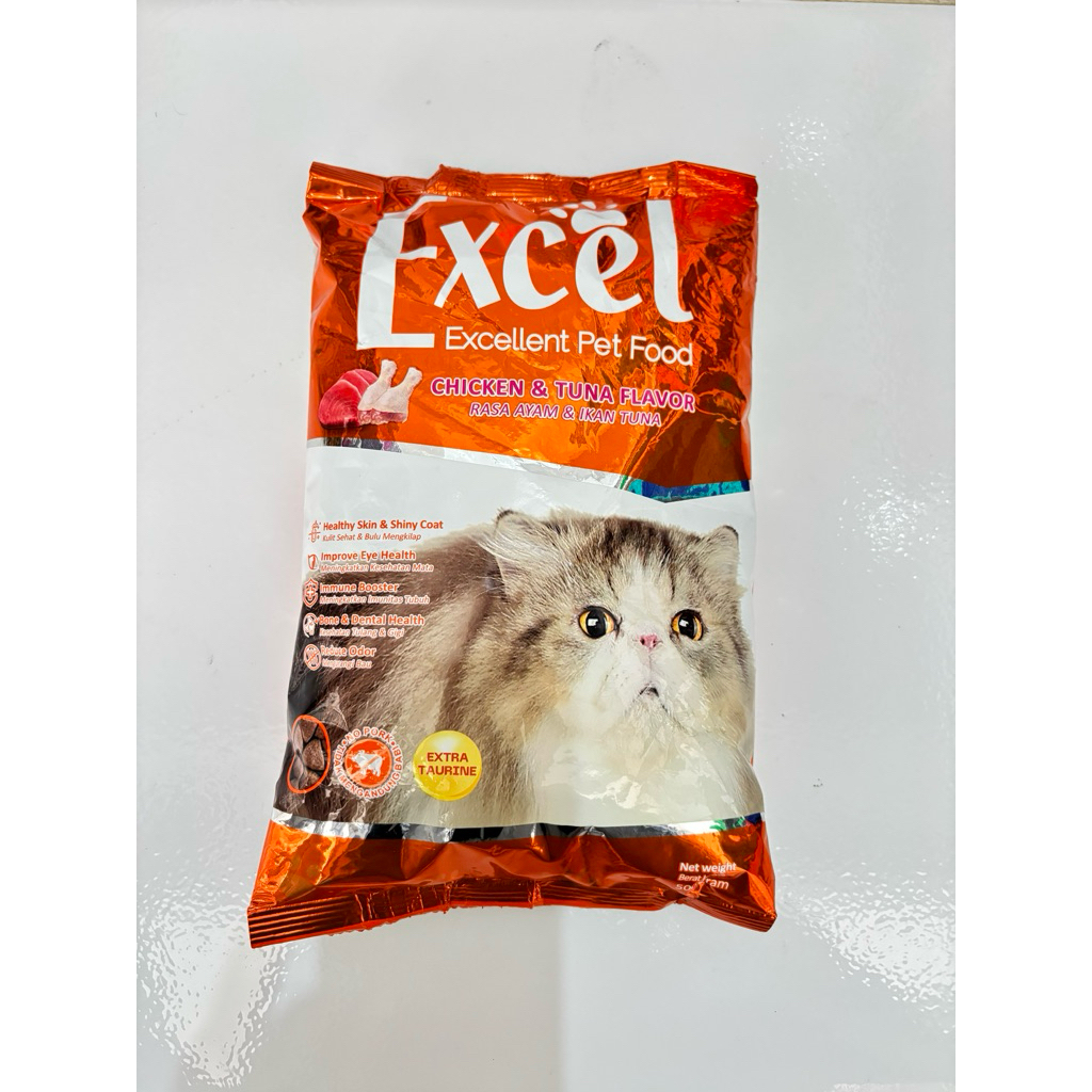 Jual EXCEL RASA CHICKEN & TUNA FLAVOUR 500gr | Shopee Indonesia