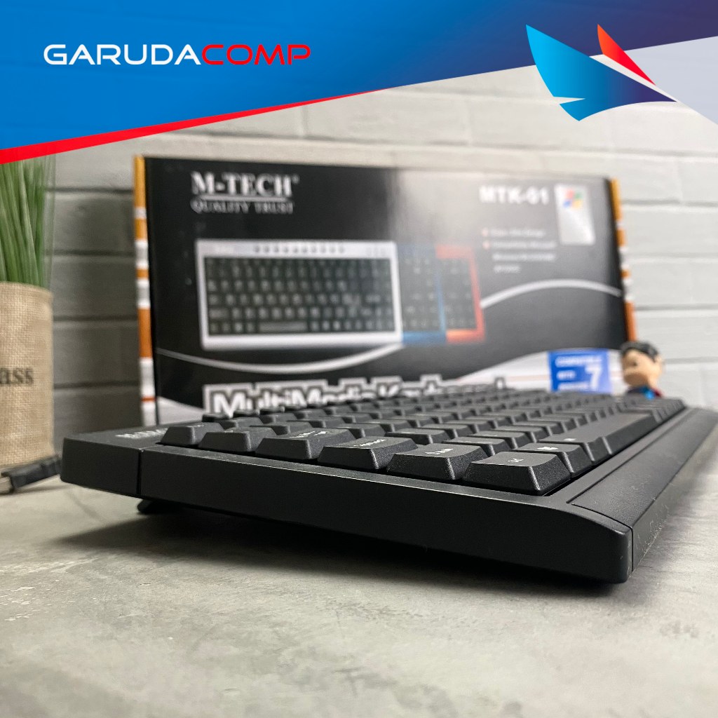 Jual M-TECH Keyboard USB Multimedia Mini MTK01 Mini USB Keyboard ...
