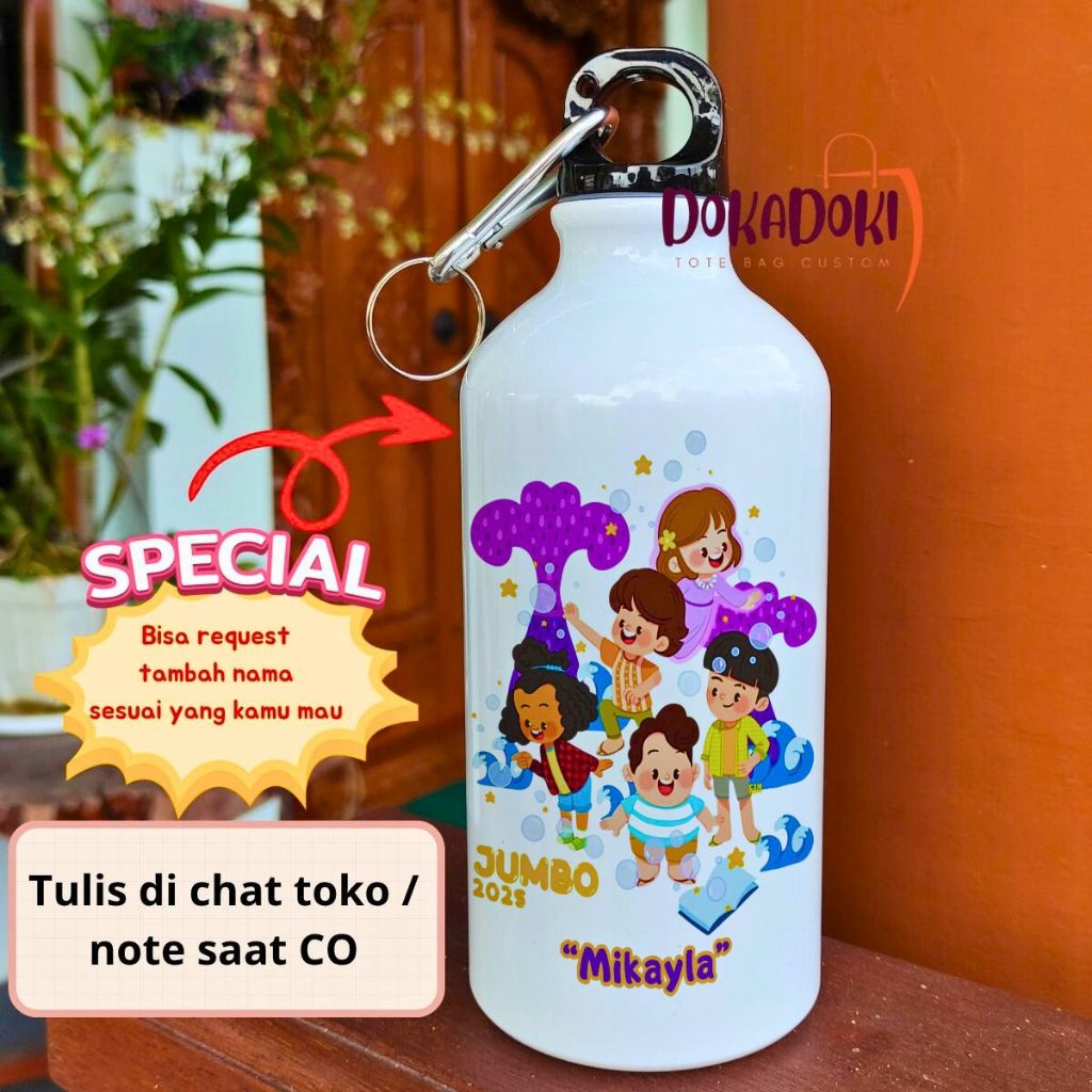 Jual Jumbo Film Animasi Tumbler Merchandise Gift Box Kado Botol Air ...