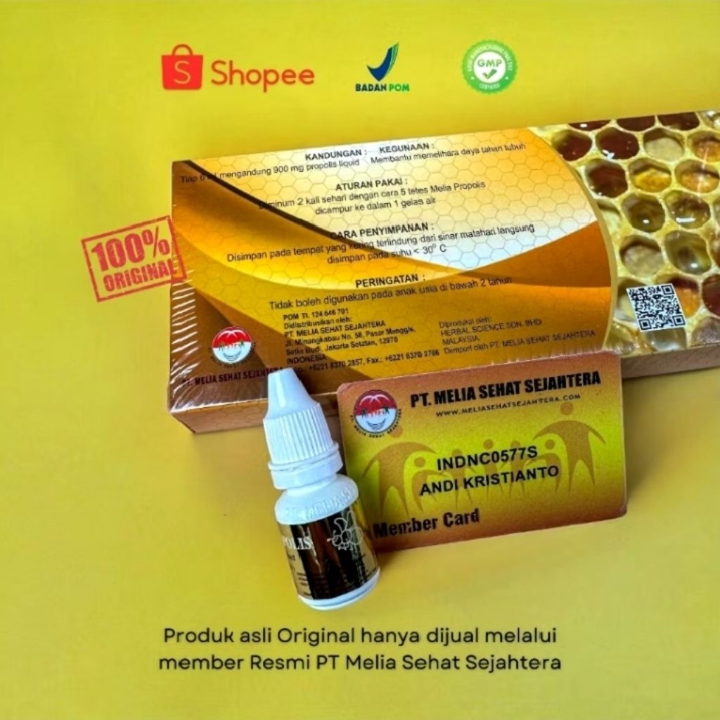 Jual Melia propolis original | Propolis melia 1 box isi 7 botol ...