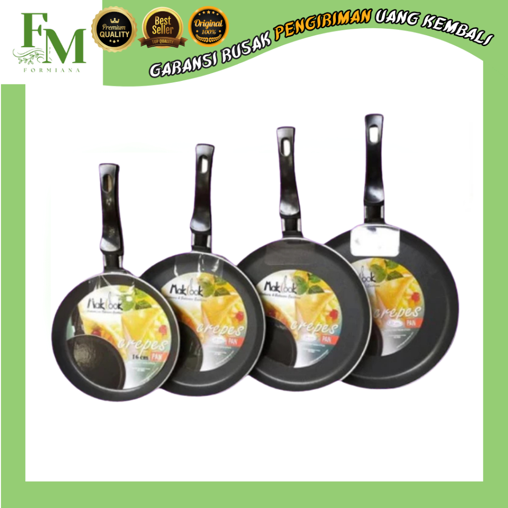 Jual FM - Makcook Wajan Crepes Pan - Teflon Kulit Risol Lumpia Pancake ...
