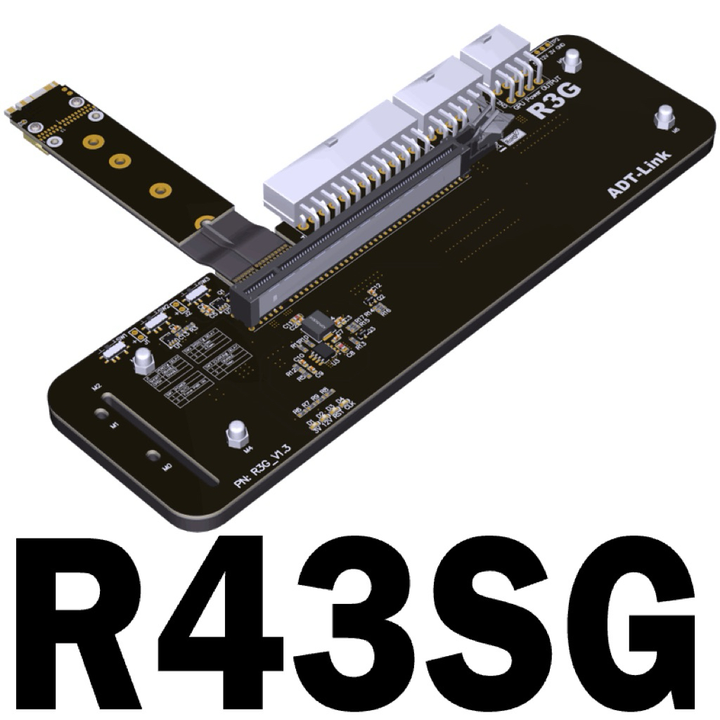 Jual VGA GPU External ADT-Link R43SG m.2 NVME to PCIE x16 second ...