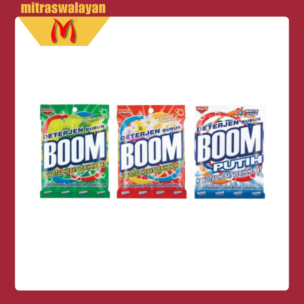 Jual BOOM Powder Detergent Kemasan 280 gr | Shopee Indonesia
