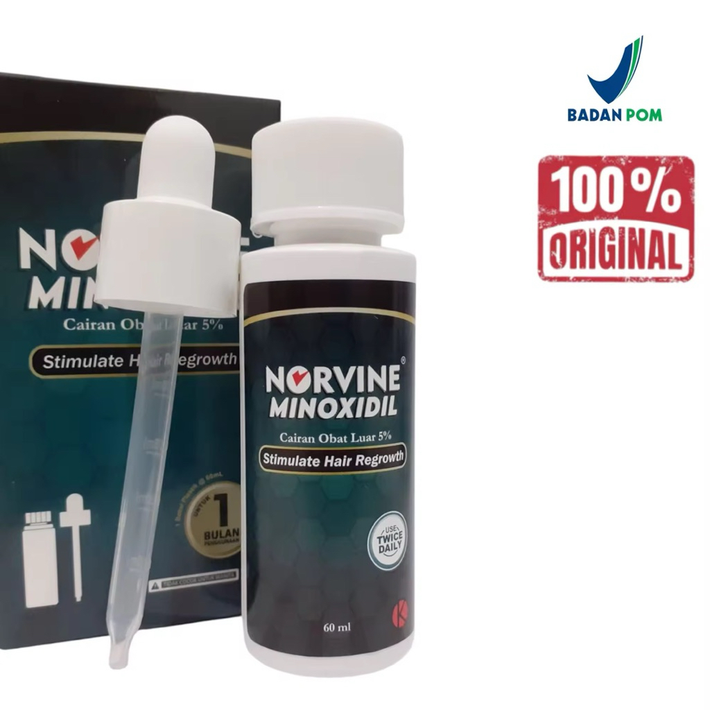 Jual Norvine Minoxidil Vitamin Penumbuh Rambut 60 ml | Shopee Indonesia