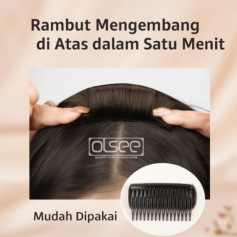 Jual OLSEE - Penambah Volume Rambut Sirkam Sisir Sasakan Peninggi ...