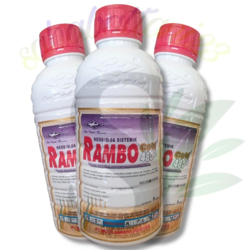Jual Herbisida Sistemik RAMBO GOLD 480SL berat 1 liter (Pembasmi Rumput ...