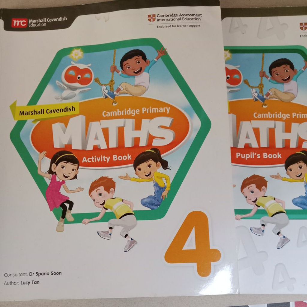 Jual buku cambridge primary MATHS pupils book activity book 4 | Shopee ...