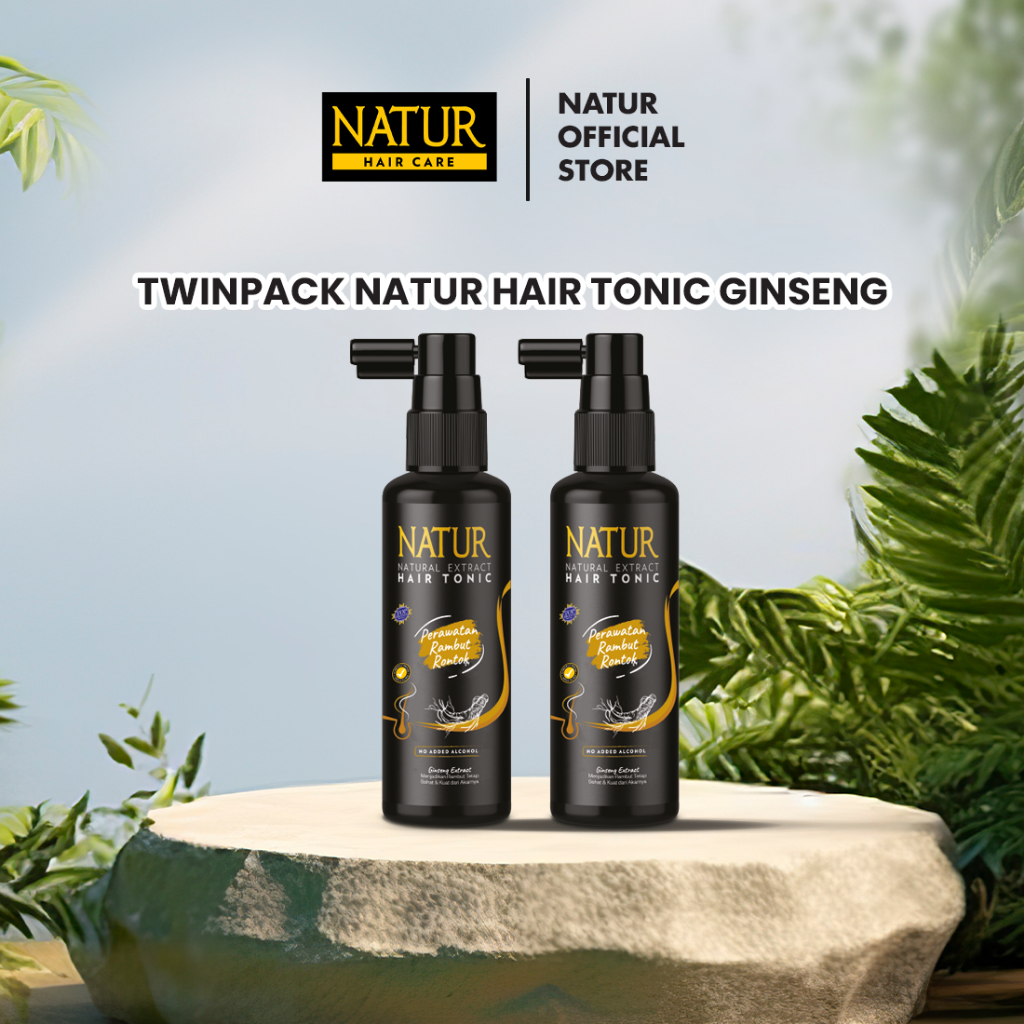 Jual Twinpack Natur Hair Tonic 90ml - Paket Tonik Rambut 2 pcs | Shopee ...