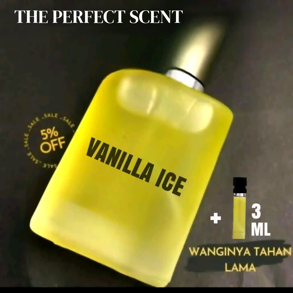 Promo Diskon Beli 1 Dapat 2 Parfume Vanilla ice 35ml +3ml Parfume Wangi Aroma Manis Segar MewahTahan Lama Parfume Premium Top Terbaik ParfumePria Tahan Lama - Parfume Wanita Tahan Lama