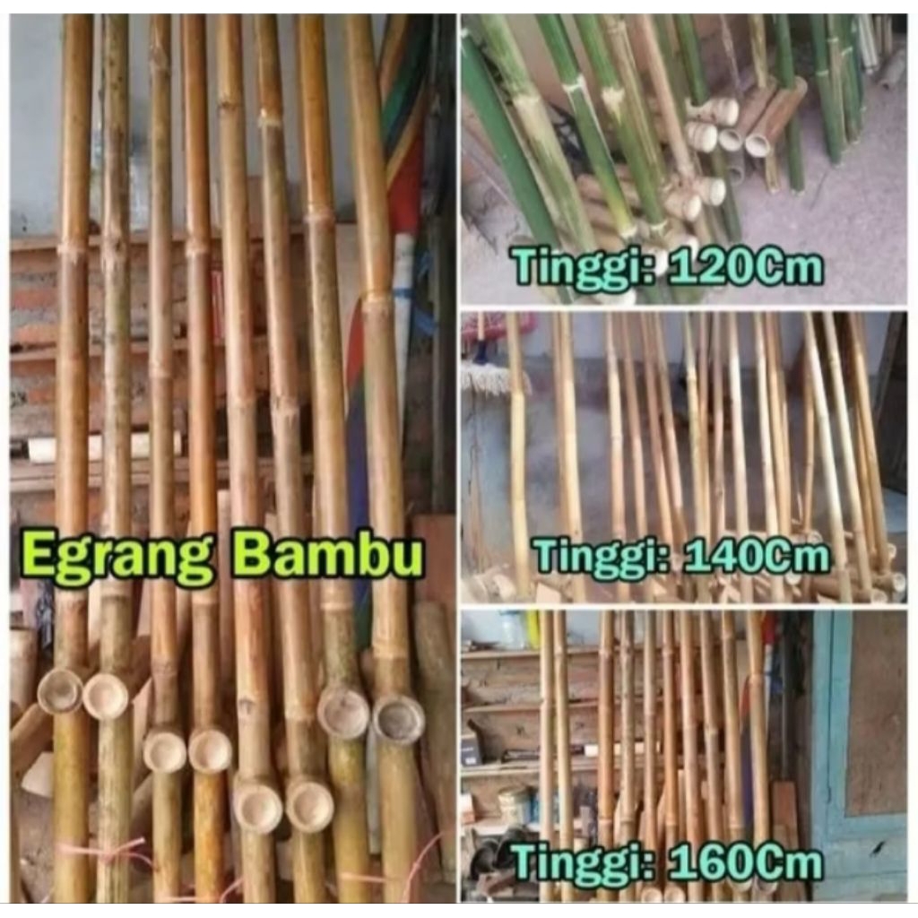 Jual Mainan Tradisional Egrang Bambu / Egrang / Engkrang Bambu ...