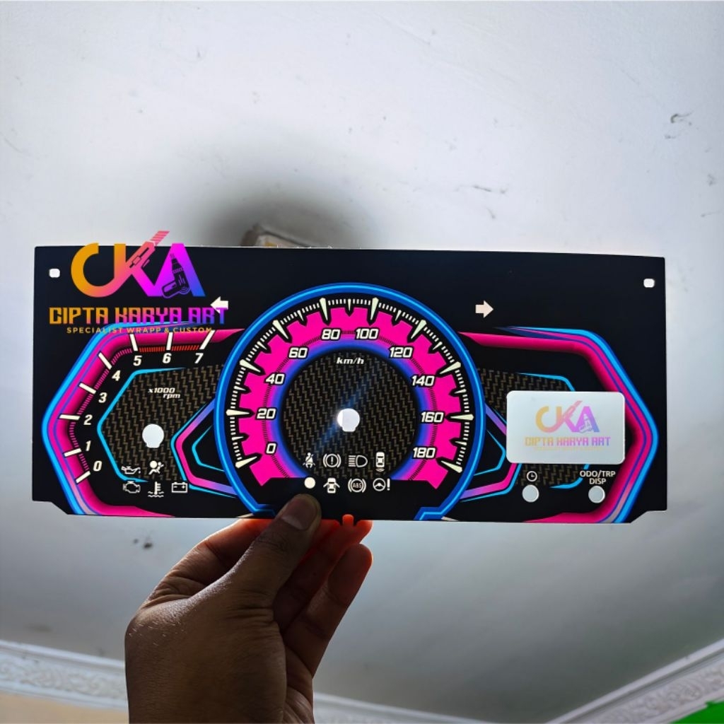 Jual papan spedometer ALL NEW AVANZA variasi custom | Shopee Indonesia