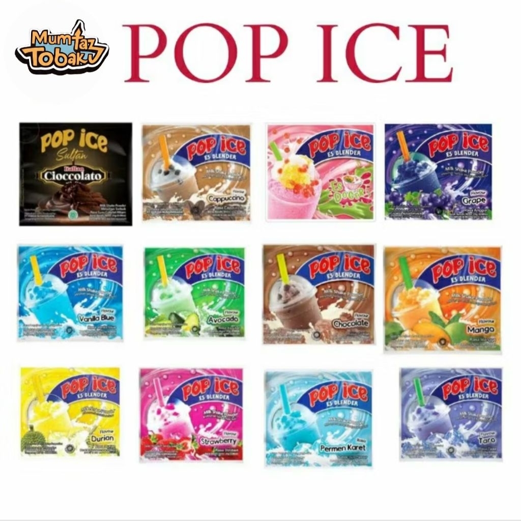 Jual Pop ice aneka rasa 1 renteng isi 10 pcs | Shopee Indonesia