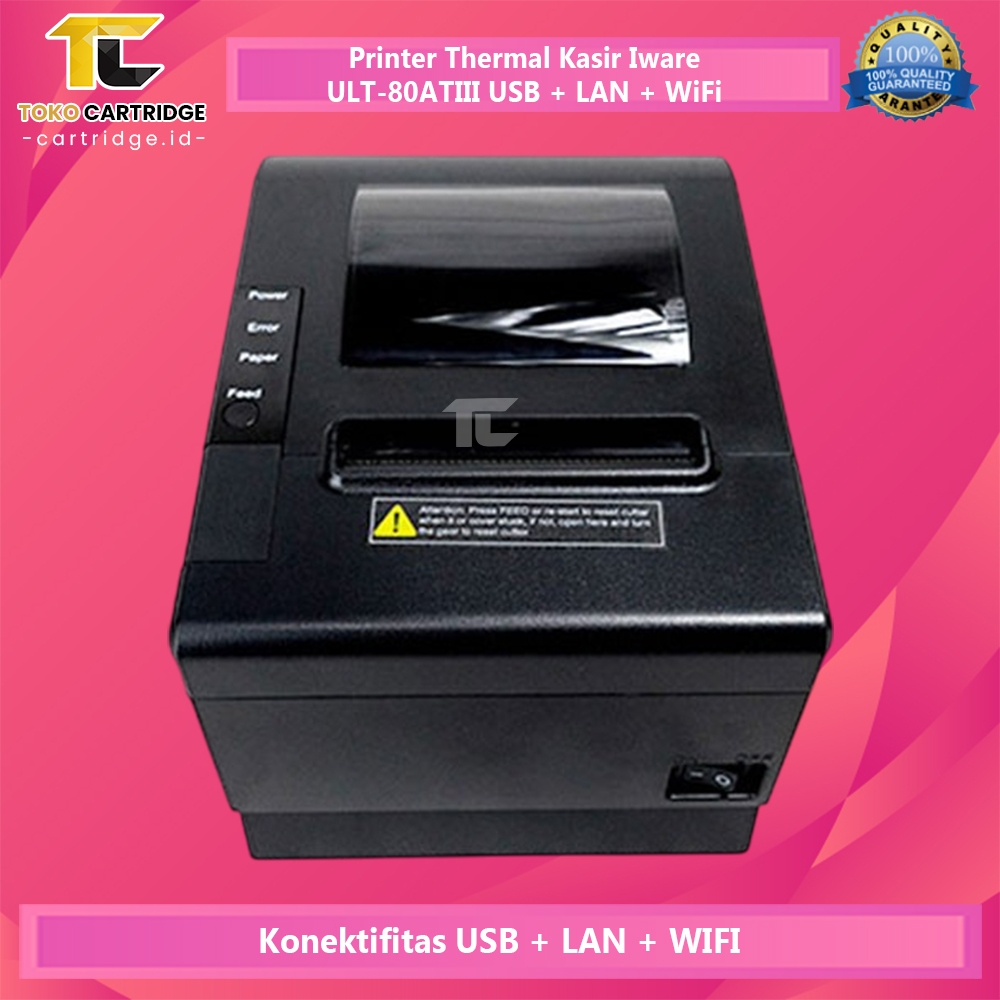 Jual Printer Thermal Kasir Ultron Iware ULT-80ATIII USB + LAN + WiFi ...