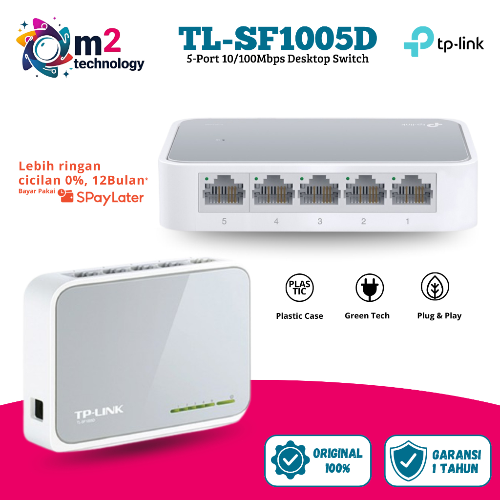 Jual Tp-Link Desktop Switch Hub TL-SF1005D 5-Port Switch internet ...