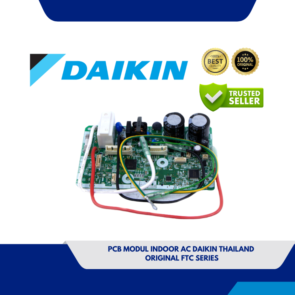 Jual PCB MODUL INDOOR AC DAIKIN THAILAND ORIGINAL FTC35NV14 ( P/N ...
