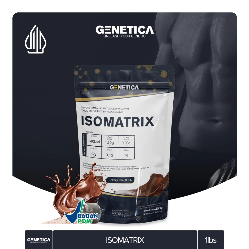 Jual Genetica Isomatrix 1 Lbs Protein Isolate Matrix | Shopee Indonesia