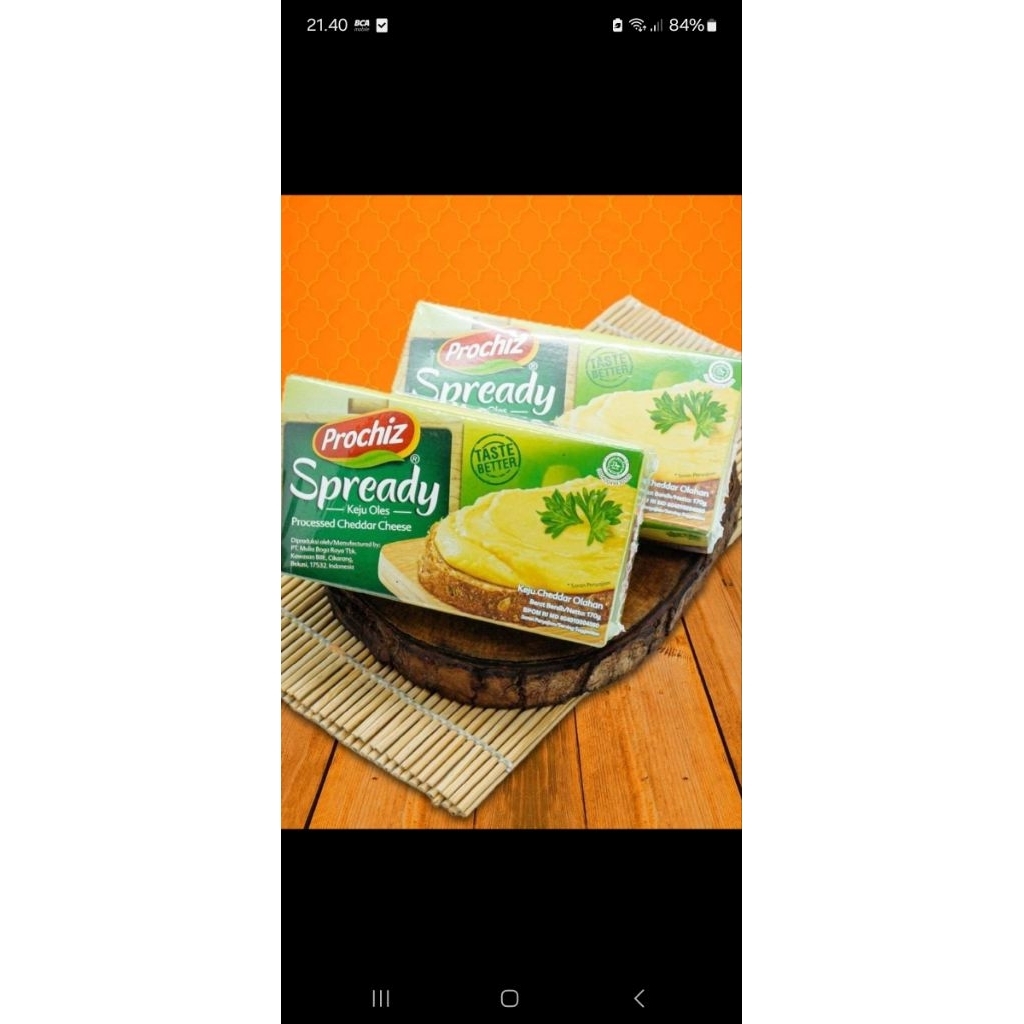 Jual keju prochiz spready 170g | Shopee Indonesia