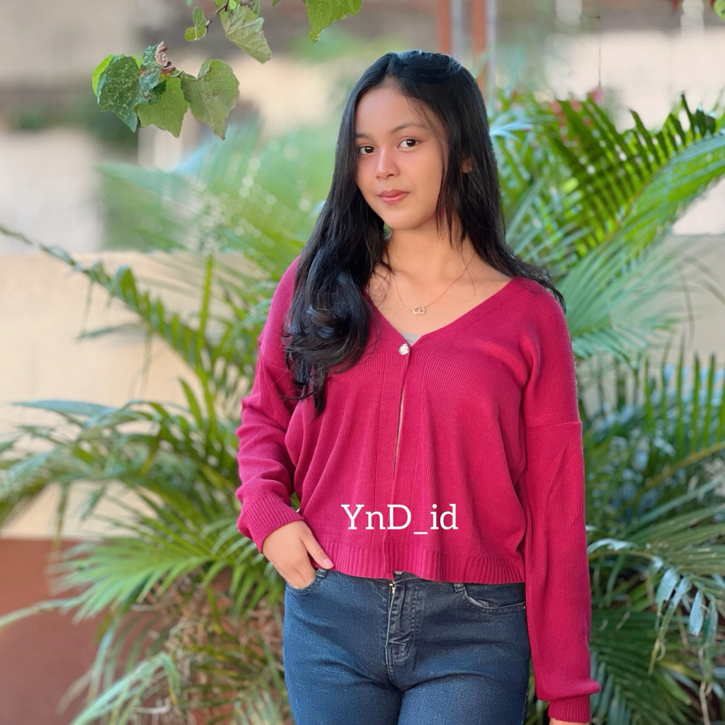 Jual Cardigan Rajut Atasan Wanita Premium Manja | Shopee Indonesia