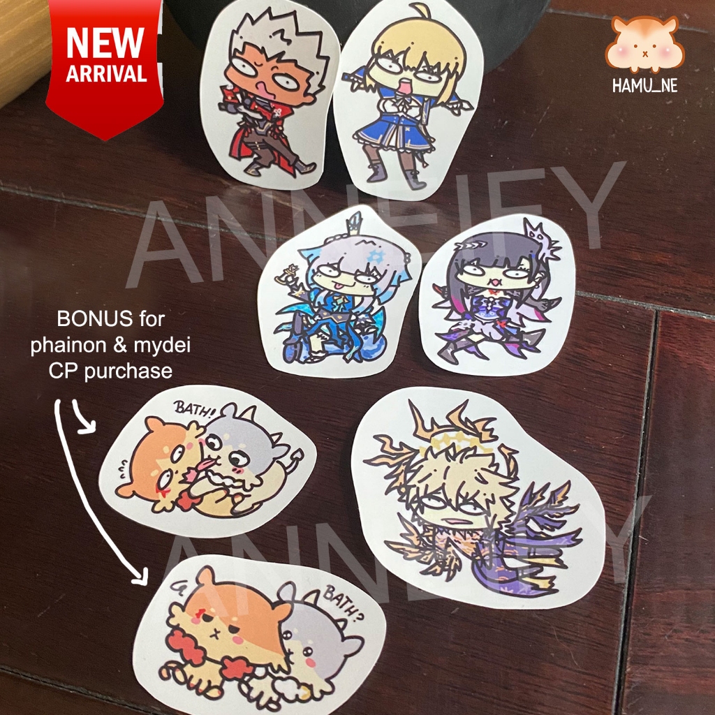 Jual HSR Honkai Star Rail Fate GO Stiker Jelee Saber Archer Hysilens ...