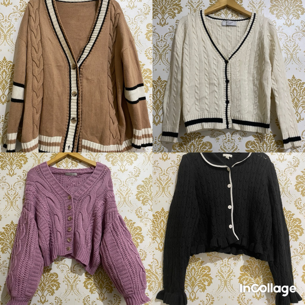 Jual TURUN HARGA!! (Upload 20/11)Katalog Cardigan Rajut (Knit) Premium ...