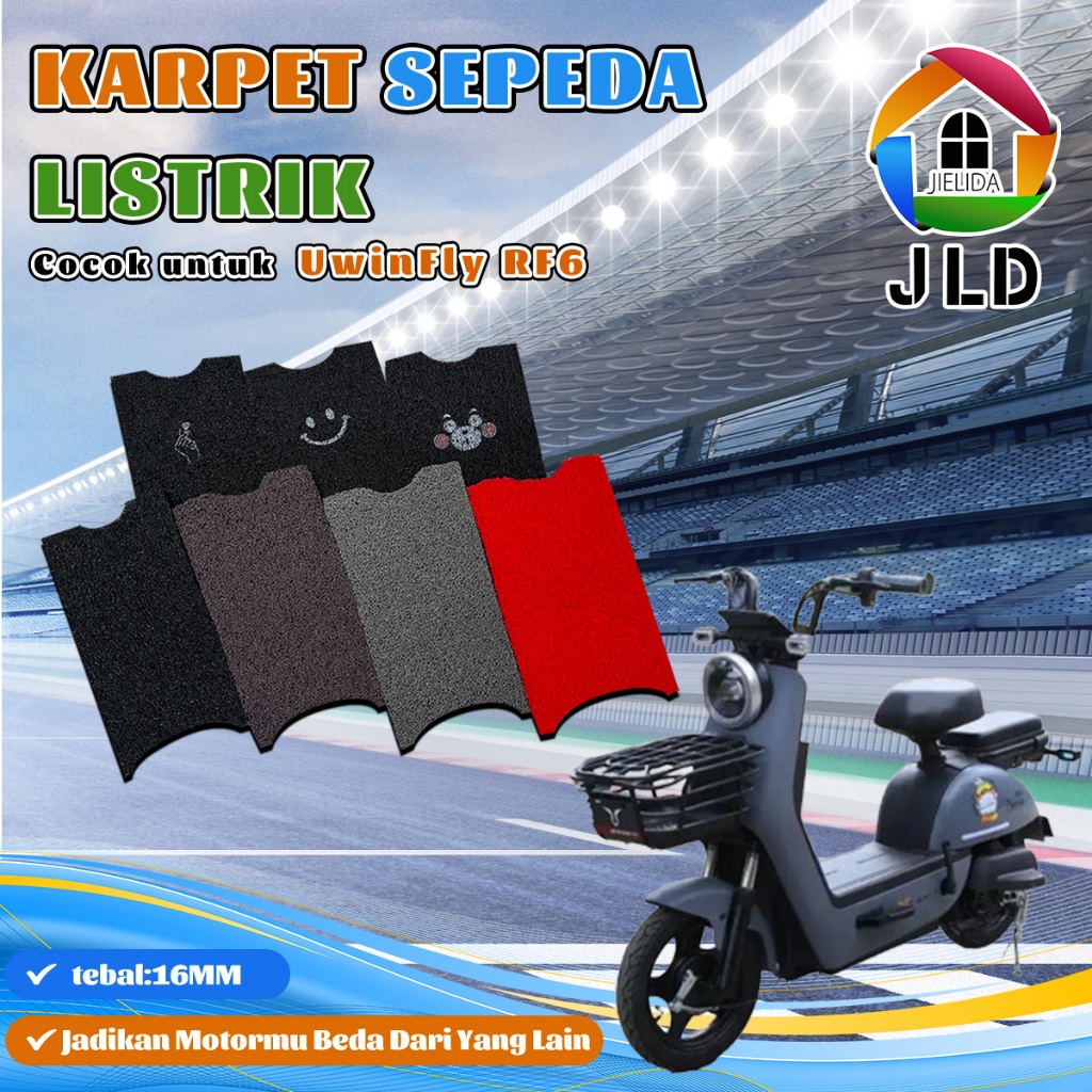 JieLiDa Karpet Sepeda Listik Pvc Mie Bihun Custom Karpet Sepeda Listrik UwinFly RF6