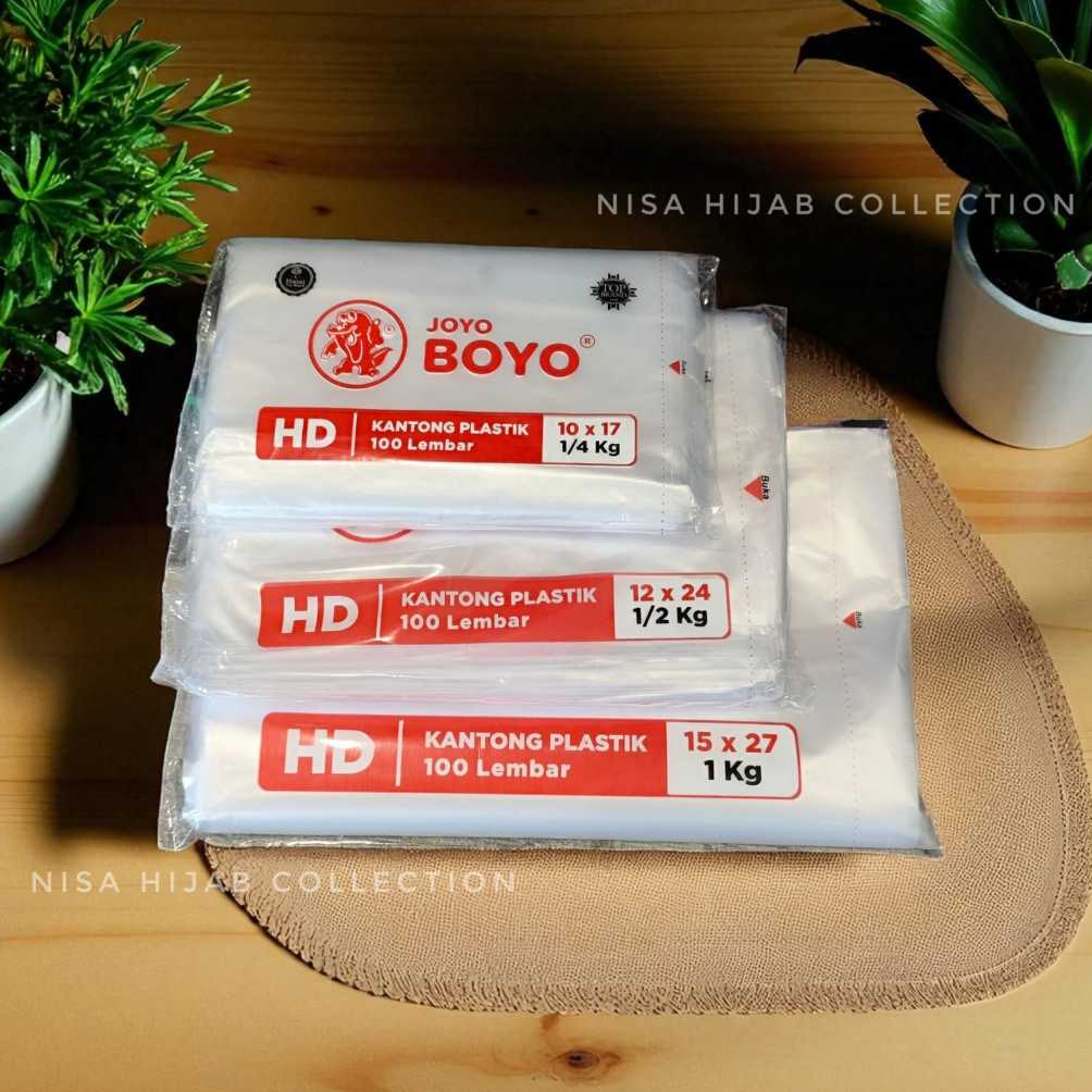 Jual [1pack] isi 5 Plastik Boyo HD 1/4 1/2 1 kg 10x17 12x24 15x27 ...
