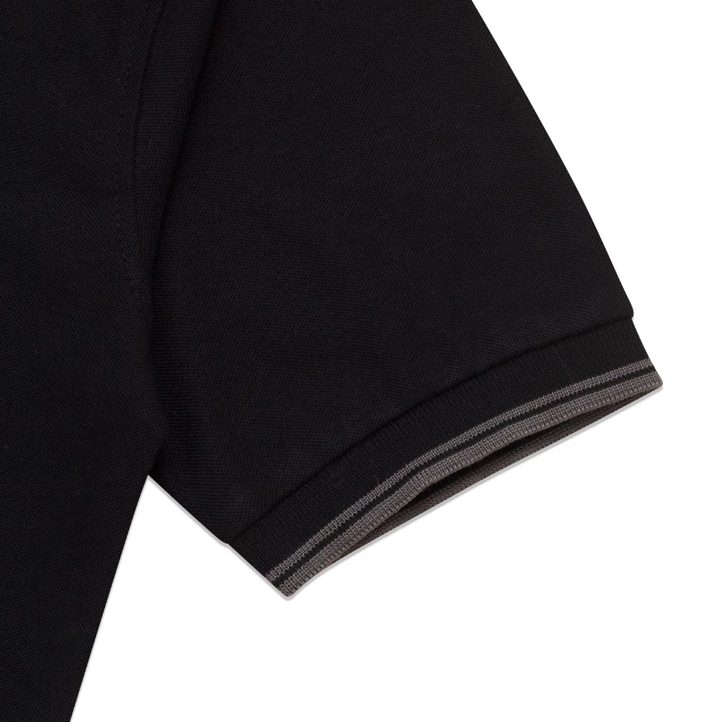 SCREAMOUS Polo Shirt Crown Line Grey Black Premium foto 5