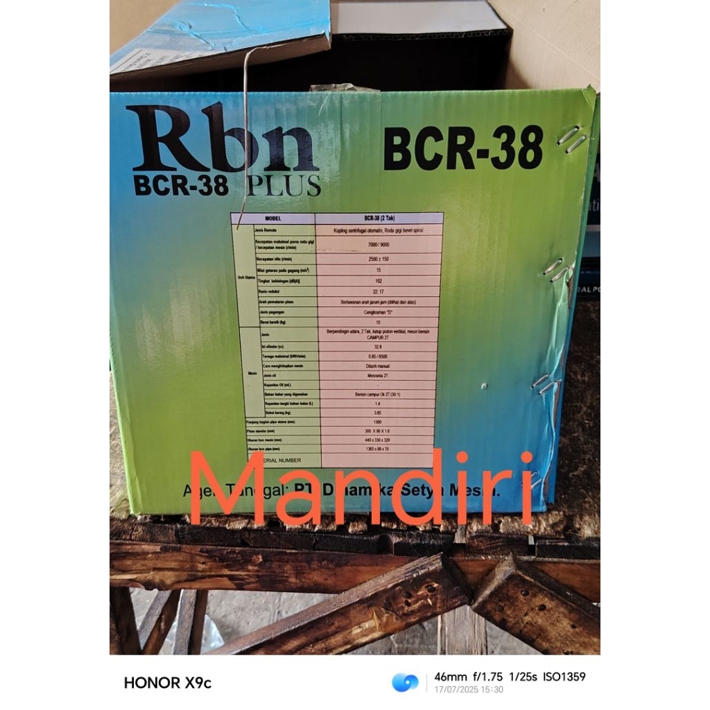 Jual mesin potong rumput 2tak RBN PLUS BCR38 | Shopee Indonesia