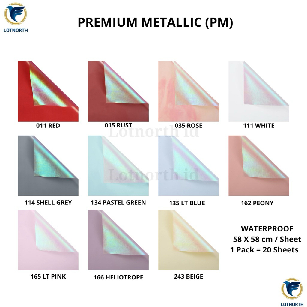 Jual [1 pack] PM / Kertas Buket Bunga / Wrapping Paper Cellophane ...