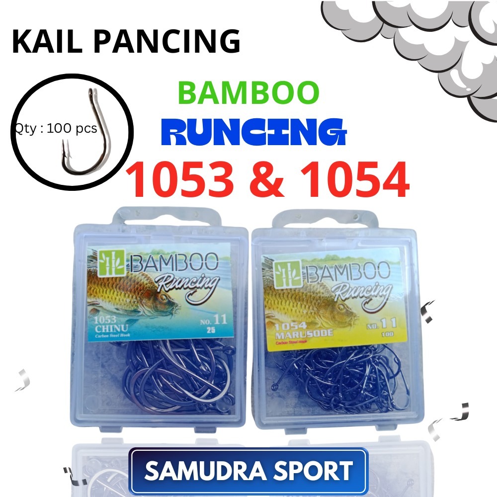 Jual Kail Pancing Bamboo Runcing 1053 Isi 100 pcs Ukuran