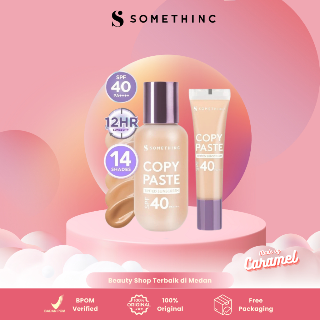 Jual SOMETHINC Copy Paste Tinted Sunscreen SPF 40 PA++++ Skin Tint ...