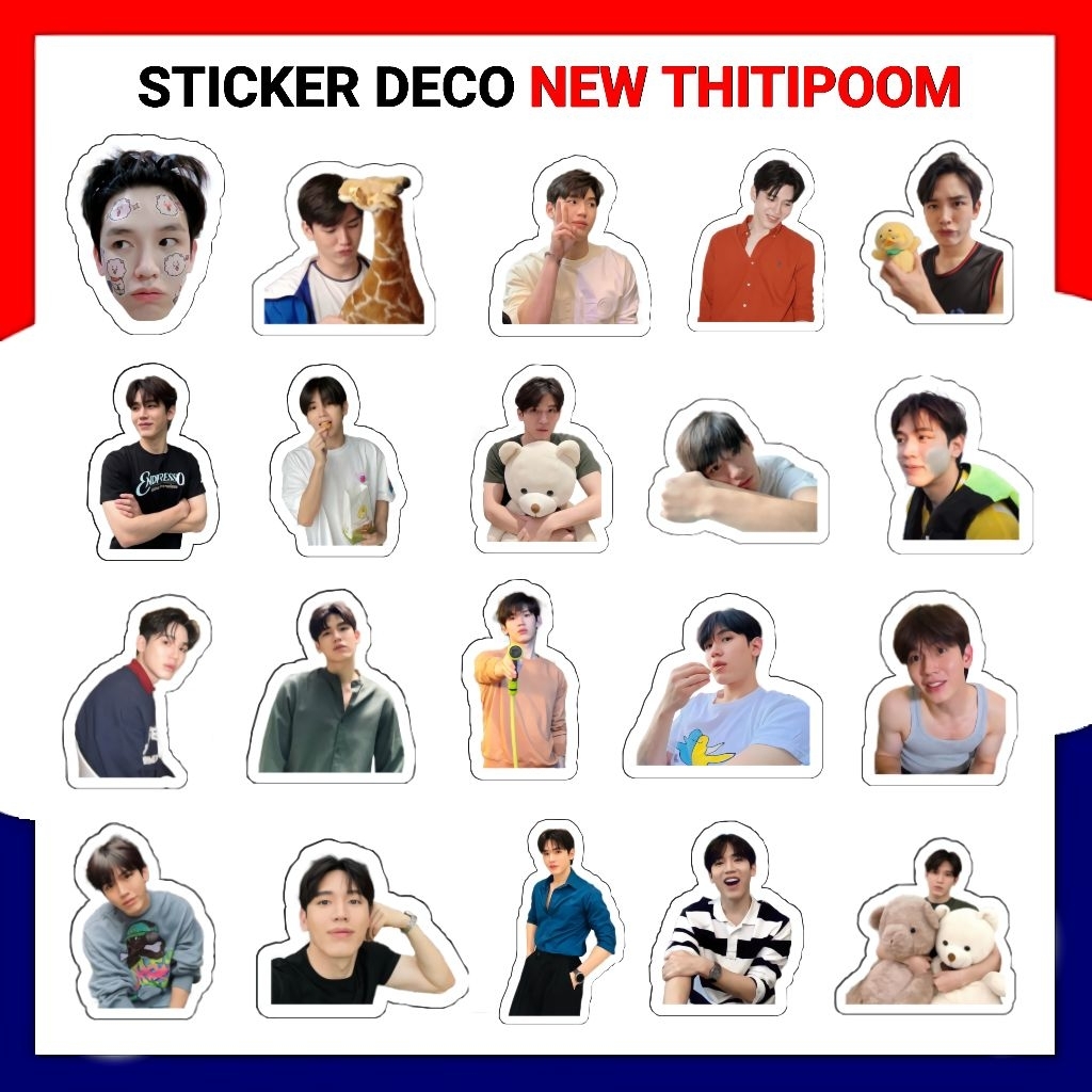 Jual Sticker Deco (GMMTV) NEW THITIPOOM | Shopee Indonesia