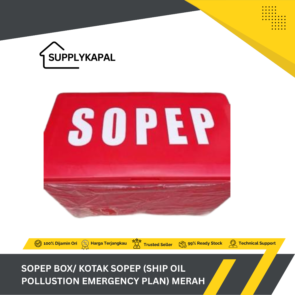 Jual SOPEP Box/ Kotak SOPEP (Ship Oil Pollustion Emergency Plan) Merah ...