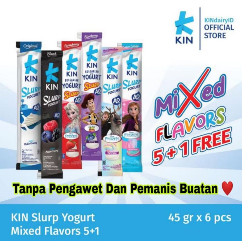 Jual Kin Slurp Yogurt Paket Mix | Shopee Indonesia