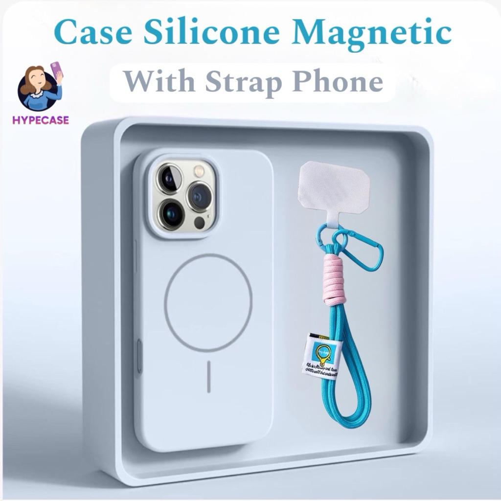 Jual Case Magnetic anti-fingerprint silicone soft phone case for
