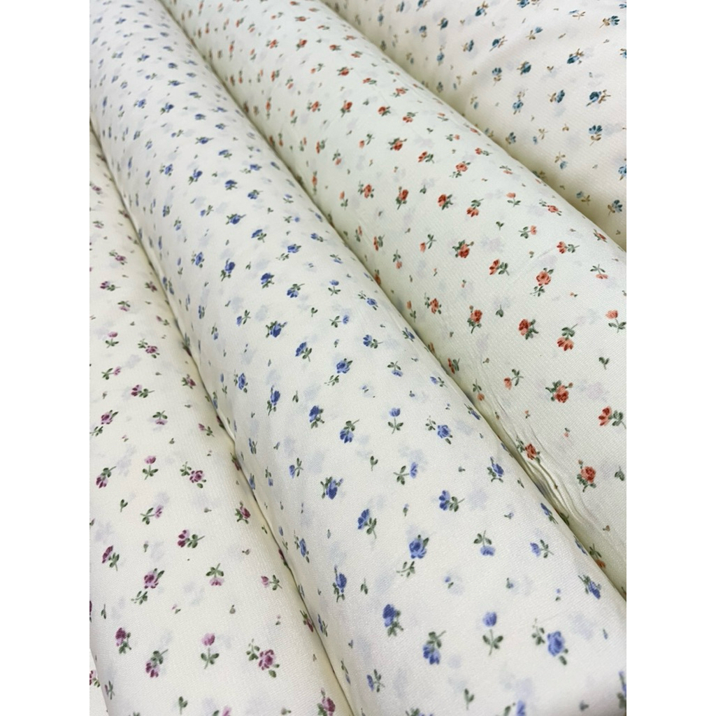 Jual NEW BAHAN KAIN VELVET PREMIUM KOREAN VINTAGE MOTIP BUNGA MALIKA ...