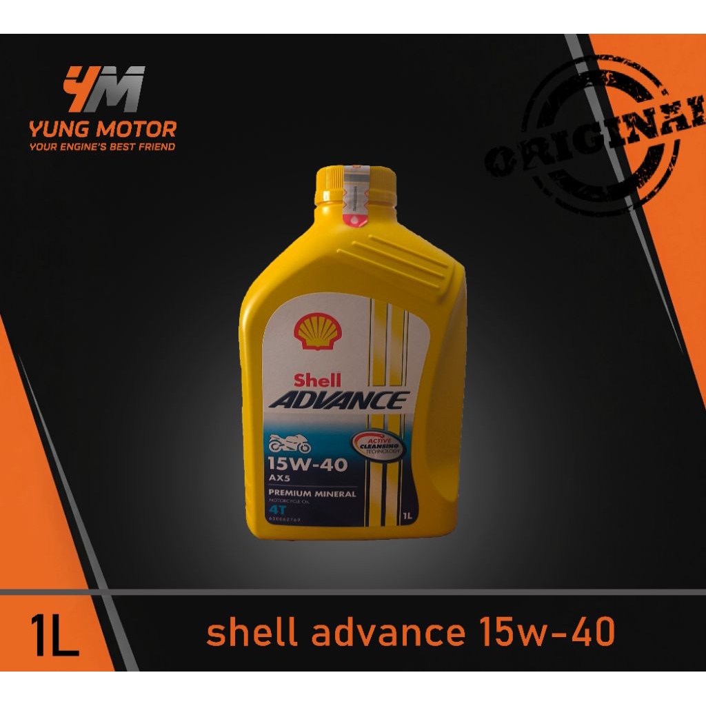 Jual shell advance 15W-40 0.8&1L | Shopee Indonesia