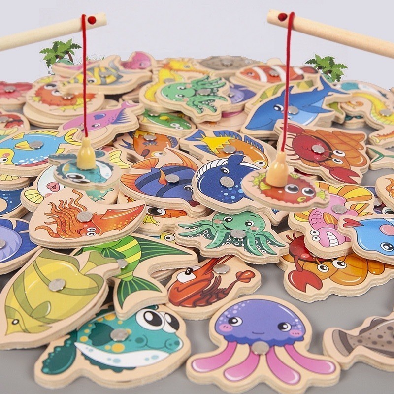 Jual Set Mainan Memancing Magnetik Kayu Pendidikan Untuk Anak 15/31 ...