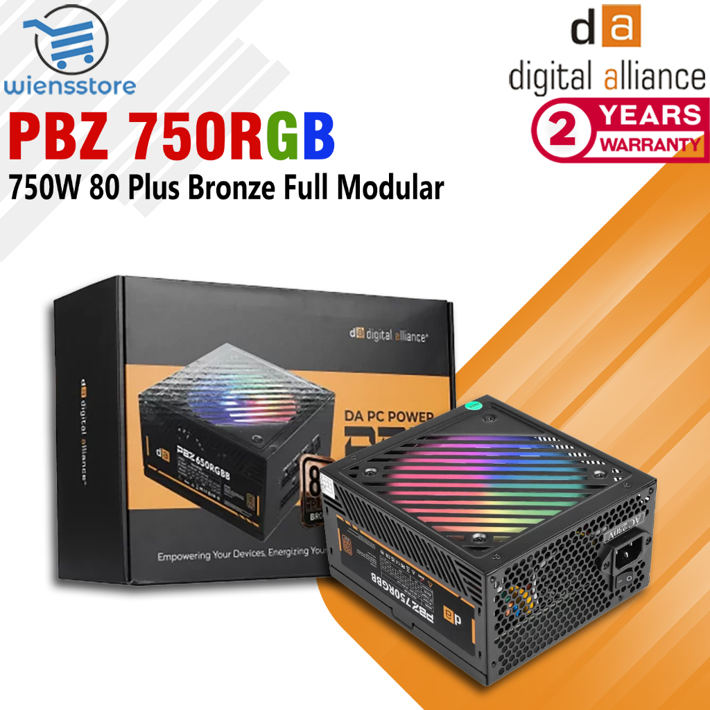 Jual Digital alliance PBZ 750W 80+ BRONZE FULL MODULAR RGB | DA PBZ ...