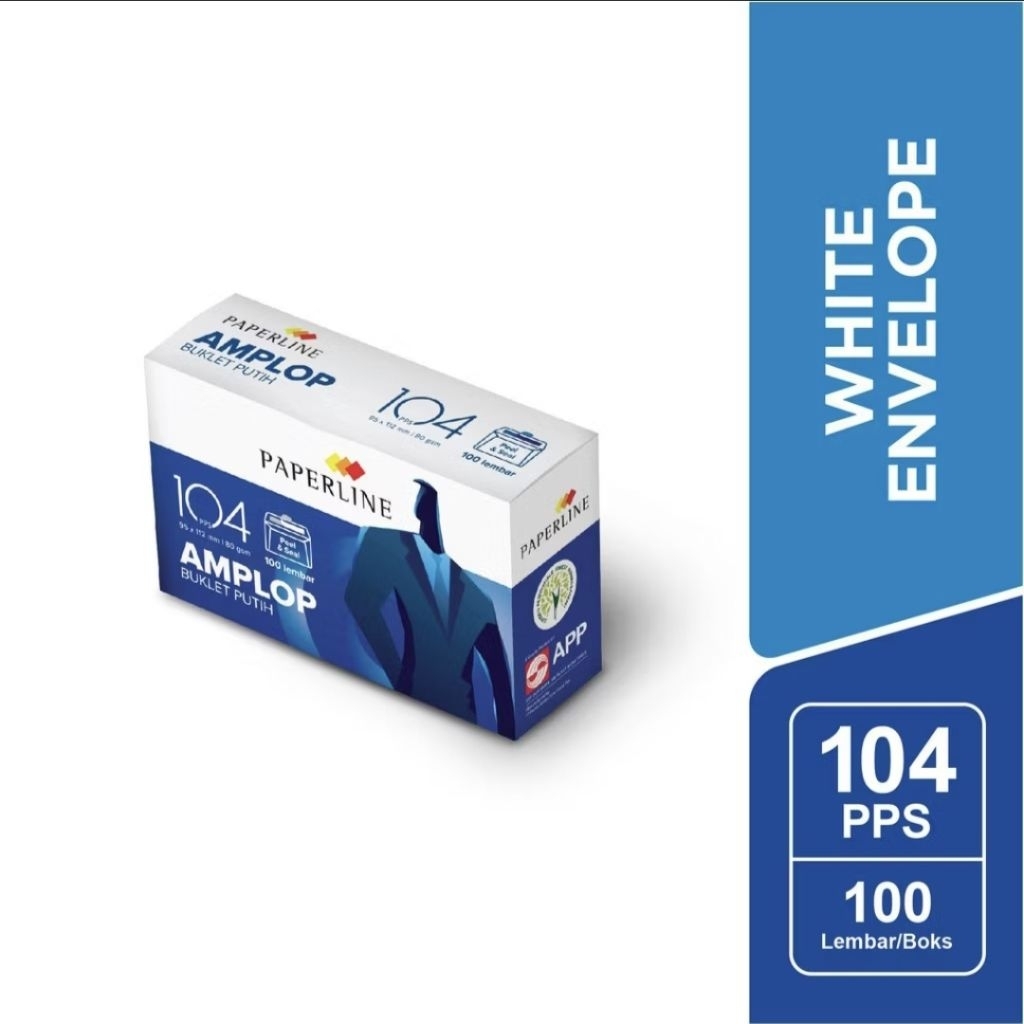 Jual Paperline Amplop putih 104 PPS uk. 95x152 (1 pack 100 lembar ...