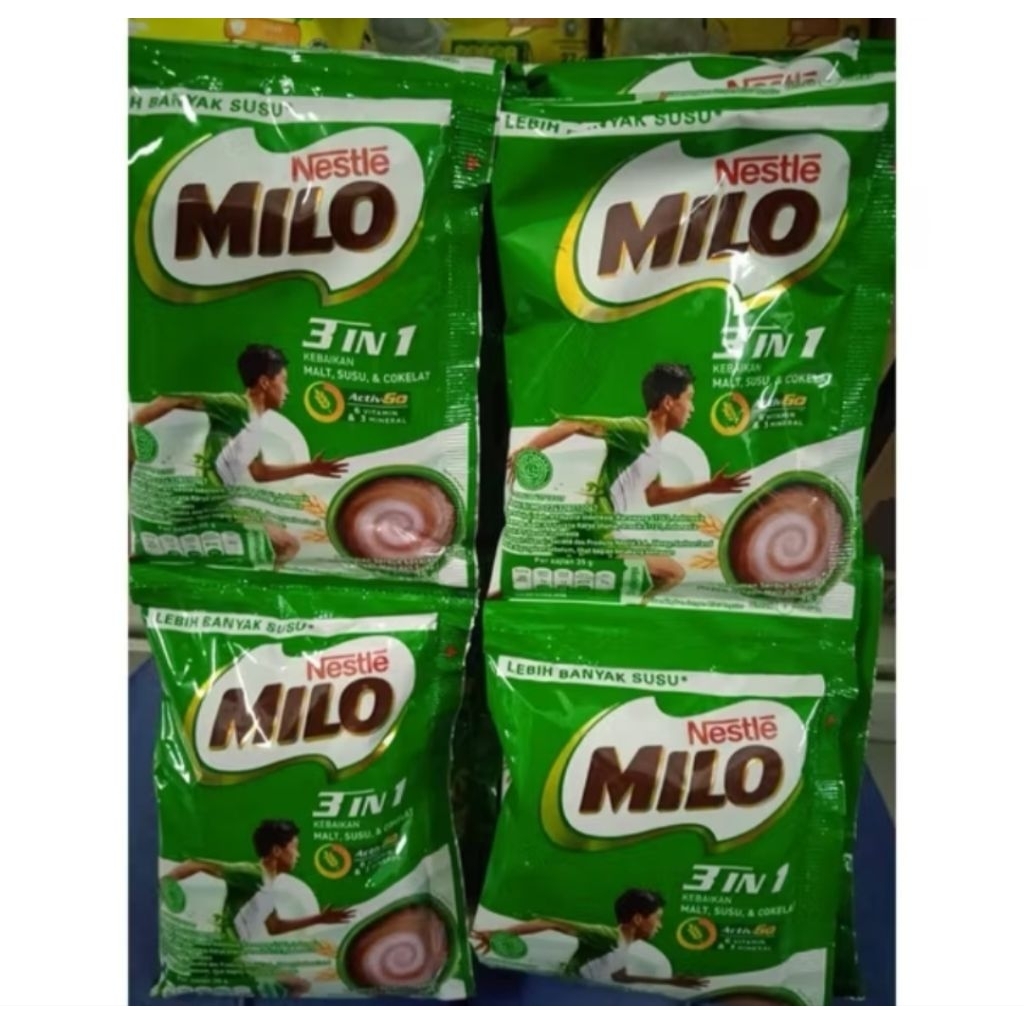 Jual Nestle Milo Activ-Go 3in1 Susu Bubuk Rasa Coklat 1Sachet | Shopee ...