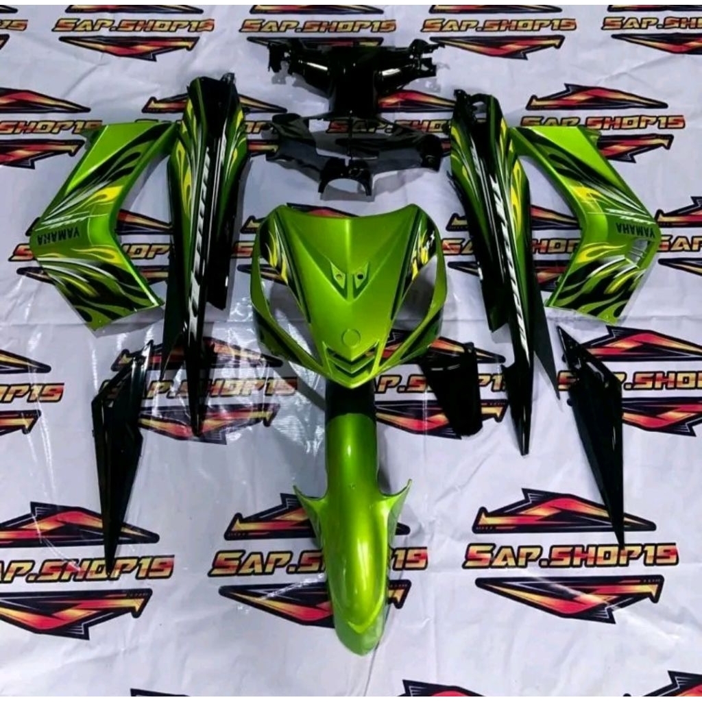 Jual fullset body halus Yamaha Jupiter MX old hijau hitam body Jupiter ...