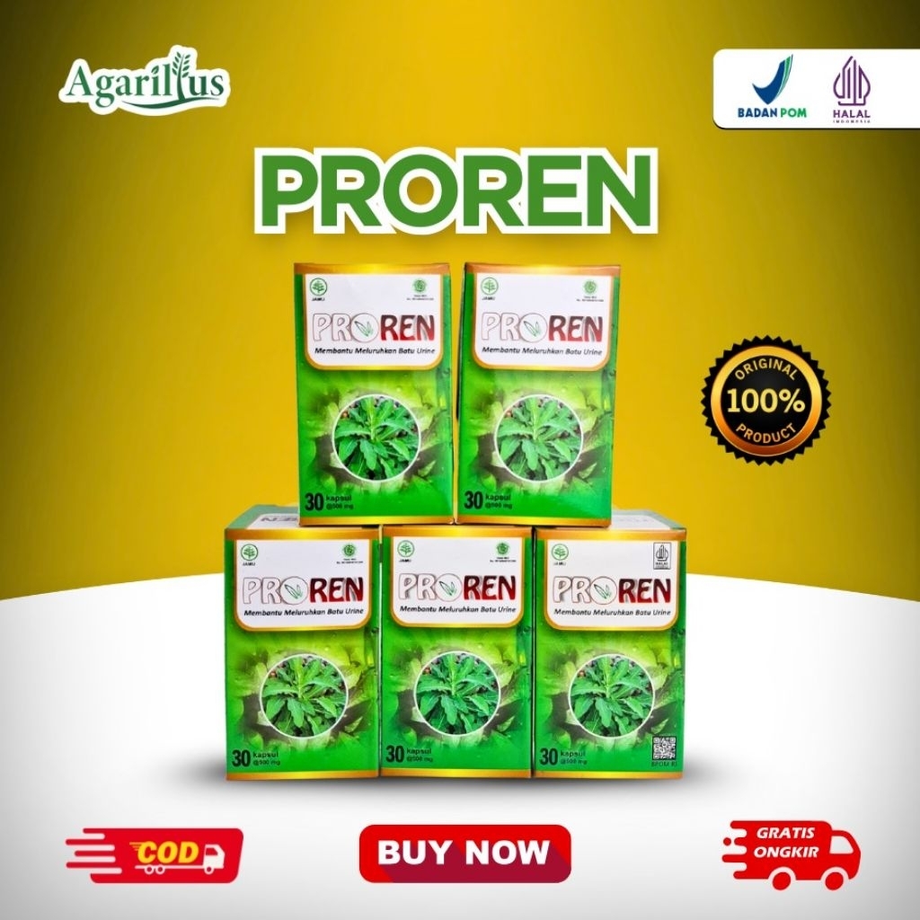 Jual AGARILLUS PROREN solusi menjaga kesehatan Ginjal Batu Empedu ...