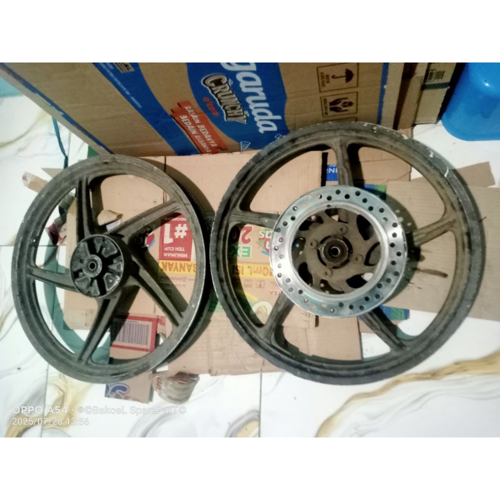 Jual VELG SUPRA X 125 SUPRA X SUPRA FIT NEW KARISMA ORIGINAL COPOTAN ...