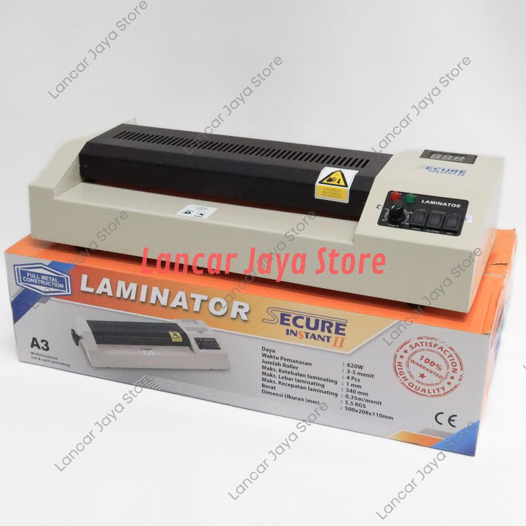 Jual Mesin Laminating Secure Instant II Laminating Machine Secure ...