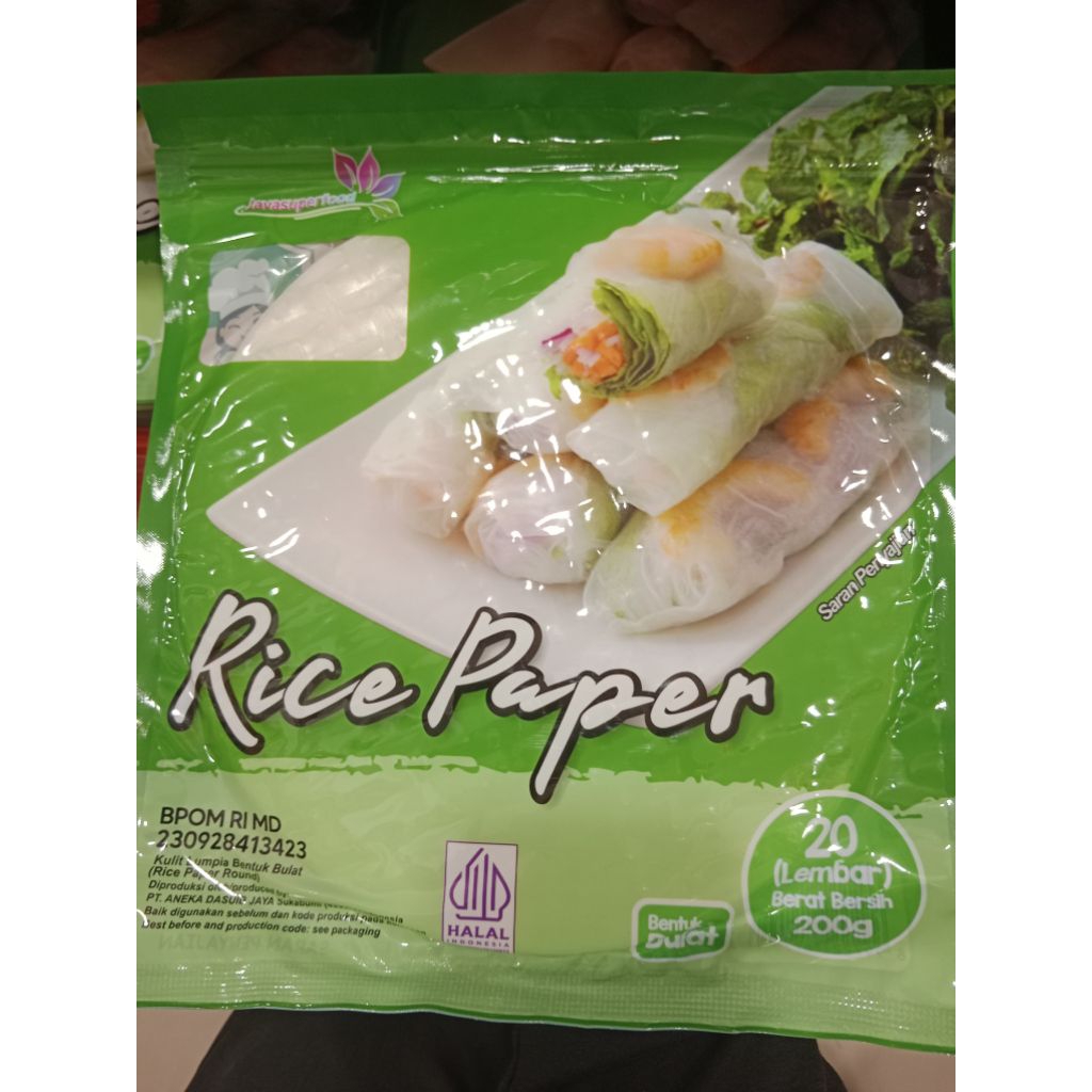 Jual Rice paper bulat 200 gr | Shopee Indonesia