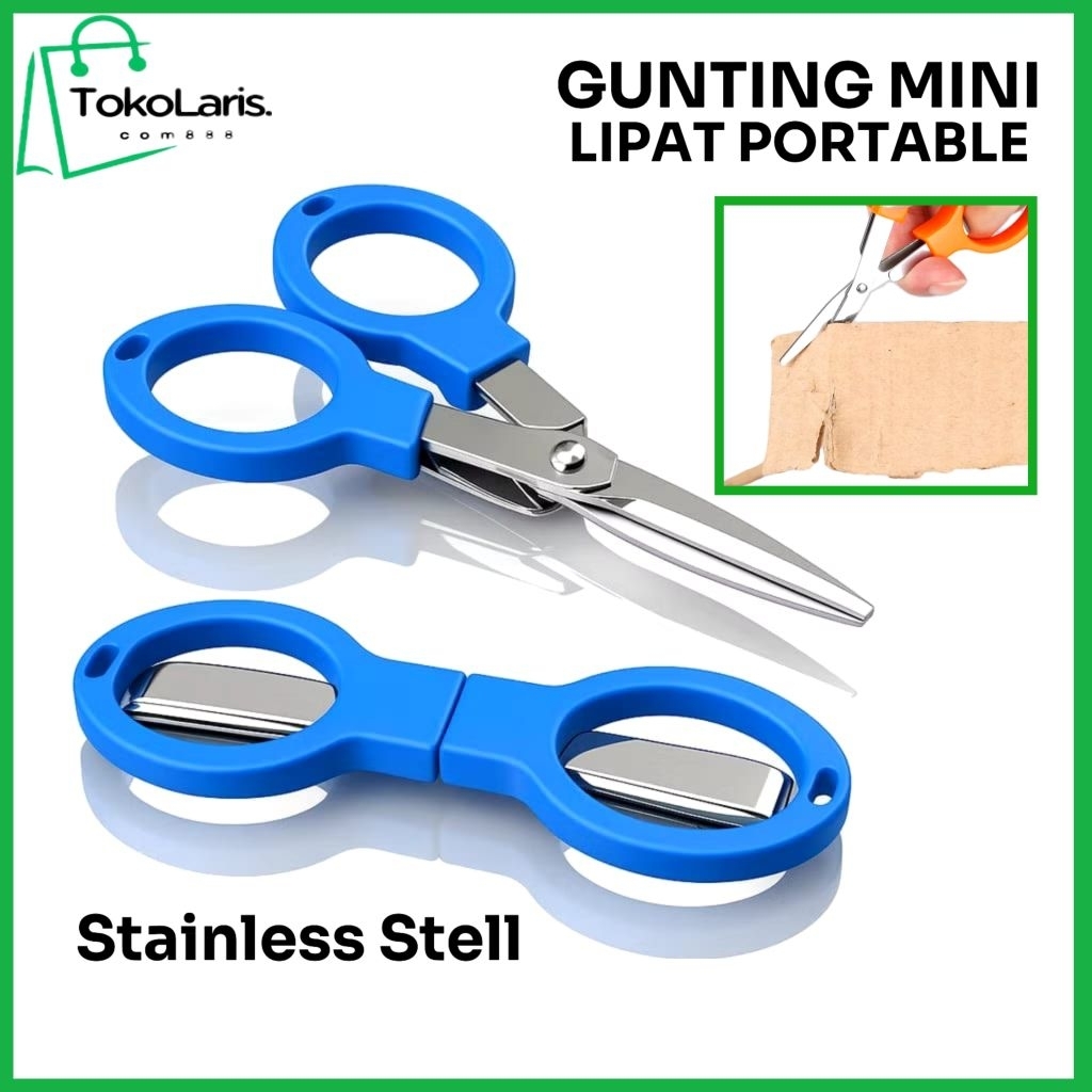 Jual Gunting Mini Lipat STL Portable Gunting Kertas Kecil Model ...