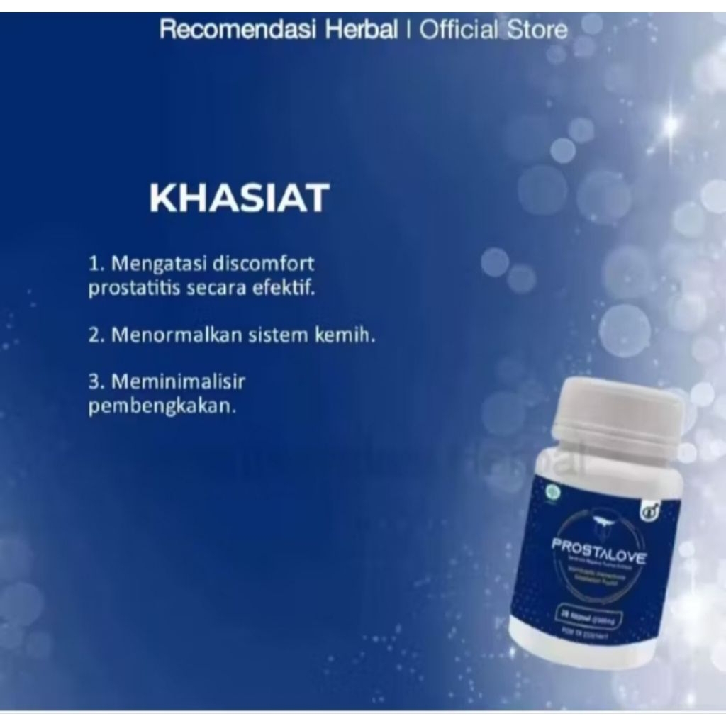 Jual PROSTALOVE ORIGINAL ASLI SUPLEMEN ATASI MASALAH PROSTAT | Shopee ...